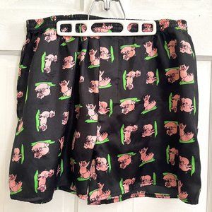 Top Vintage PRINCE 100% Silk Mens Boxers